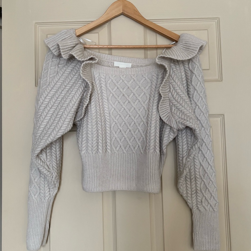 H&M Ruffle Sweater